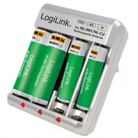 Chargeur de piles AA/AAA 9V